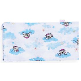   BB 1 db-os apró mintás cseh textil tetra pelenka Felhős maci