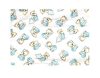 311197 BabyBruin nyomott mintás textil cseh tetra pelenka, 2db