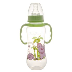 Babybruin 240 ml PP c.üveg fogóval karcsúsított zöld