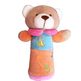 BB Marokfigura maci plüss 13cm sípoló él narancs 
