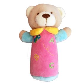 BB Marokfigura maci plüss 13cm sípoló él rózsaszín