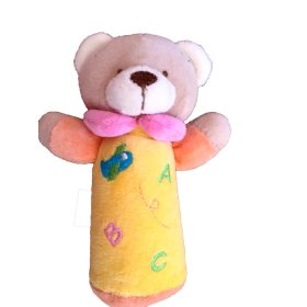 BB Marokfigura maci plüss 13cm sípoló él sárga