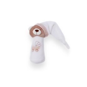 BB Marokfigura sapkás maci plüss 13cm sí fehér