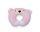24X19CM plüss nyaktámyasz rózsaszín