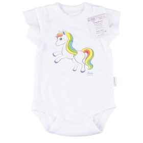   BabyBruin® MINTÁS 100% pamut kombidressz OEKO TEX minősítéssel, rövid ujjú 74-es lovacska