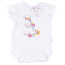   BabyBruin® MINTÁS 100% pamut kombidressz OEKO TEX minősítéssel, rövid ujjú 74-es unikornis